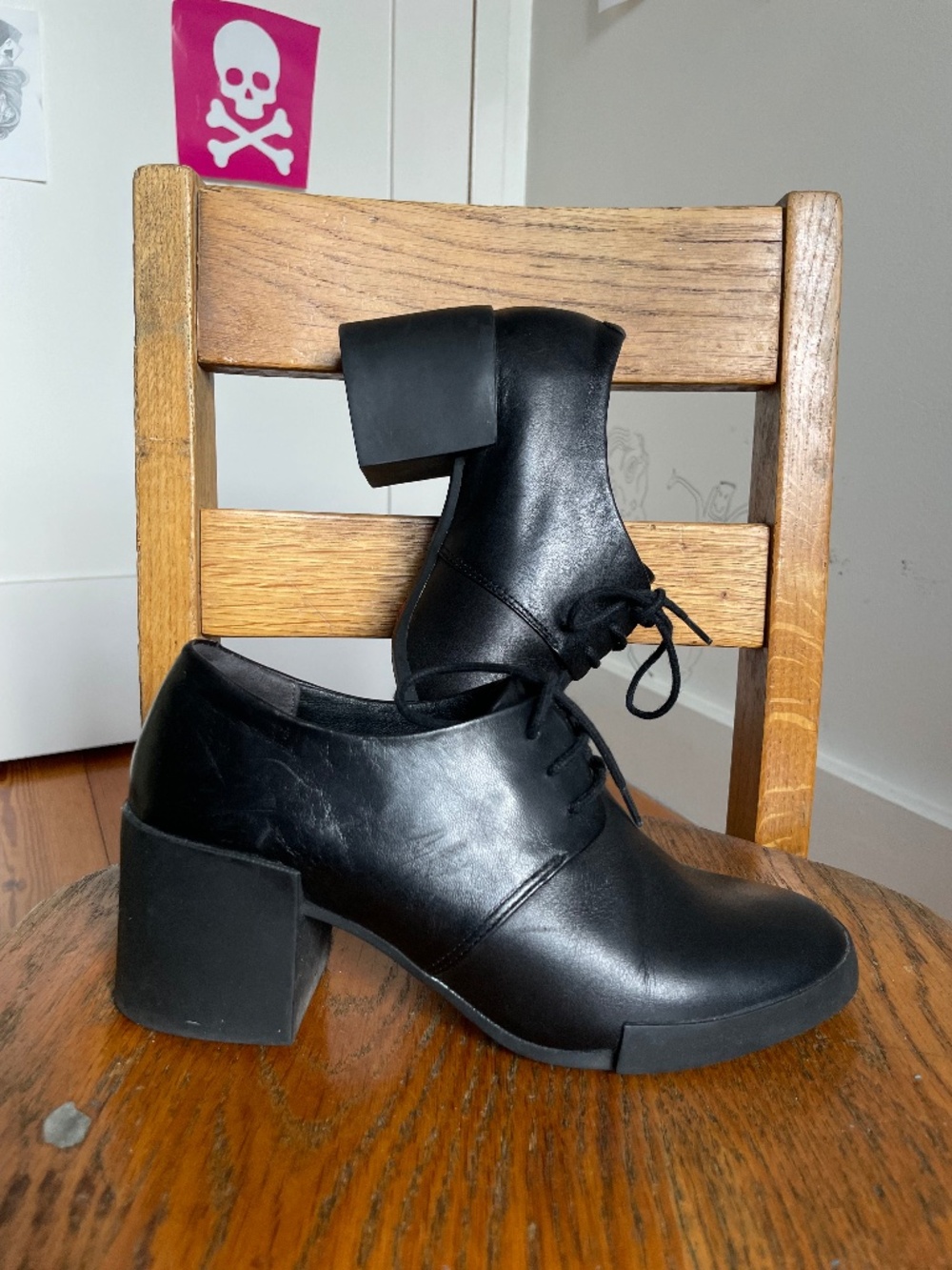 Camper Block Heel Oxfords size 36 excellent condition